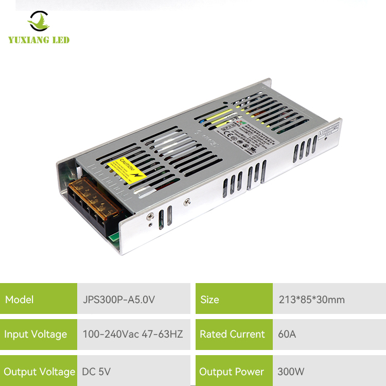 Fuente de alimentación de pantalla LED de 5V 60A 300W JPS300P-A5.0V