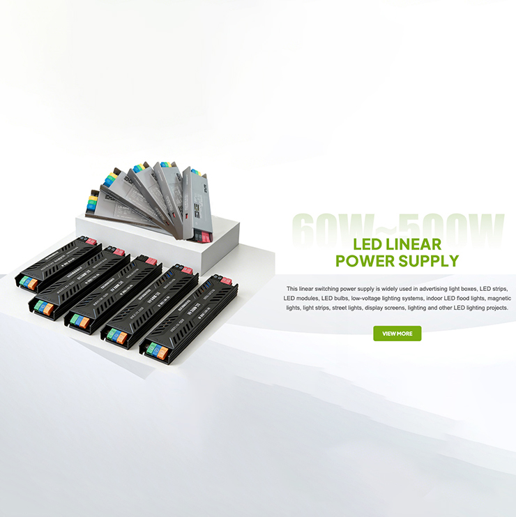 Fuente de alimentación lineal LED de 12V/24V
