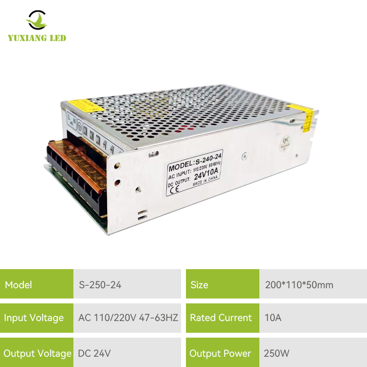 Fuente de alimentación conmutada de 24v 10a