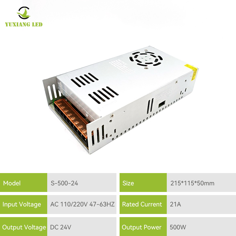 Fuente de alimentación conmutada de 24v 500w