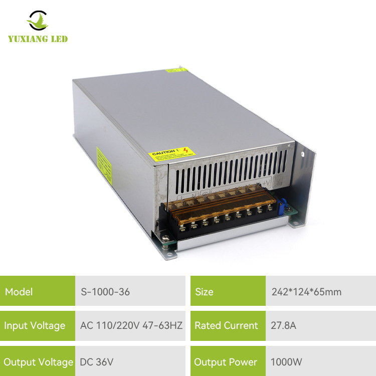 Fuente de alimentación conmutada de alta potencia de 36v y 1000W