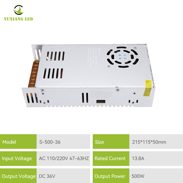 Fuente de alimentación conmutada de 36v 500w