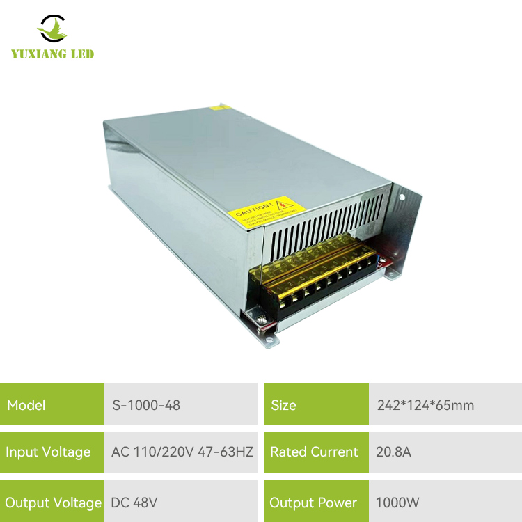 Fuente de alimentación conmutada de 48 V y 1000 W