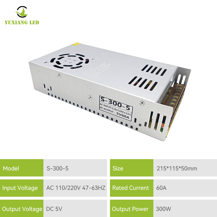 fuente de alimentación conmutada de 5v 60a