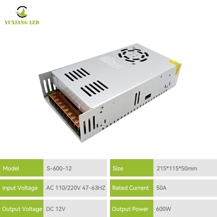 Fuente de alimentación conmutada competitiva de 12v 600w