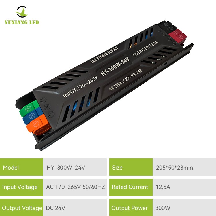Fuente de alimentación LED semi-maceta ultrafina DC 24V 400W