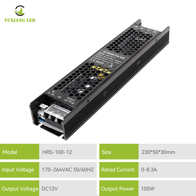 Fuente de Alimentación LED Regulable 12V 100W TRIAC 0-10V