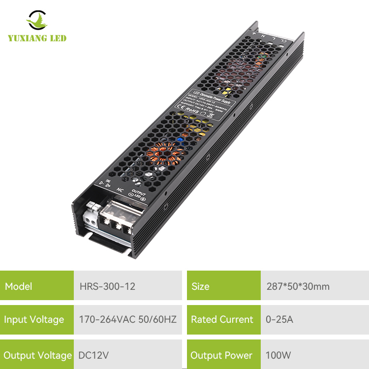 Fuente de Alimentación LED Regulable 12V 300W TRIAC 0-10V